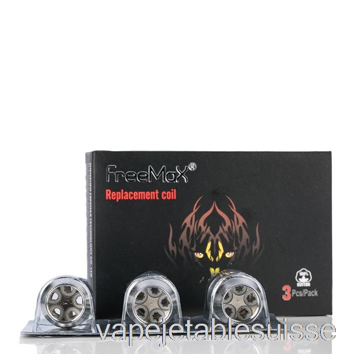 Vape Suisse Freemax Fireluke Mesh Pro Bobines De Remplacement 0,15ohm Firelock Sextuple Bobines